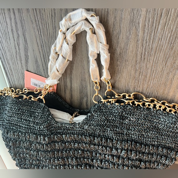 Cult Gaia Samira Straw Tote - Picture 3 of 12